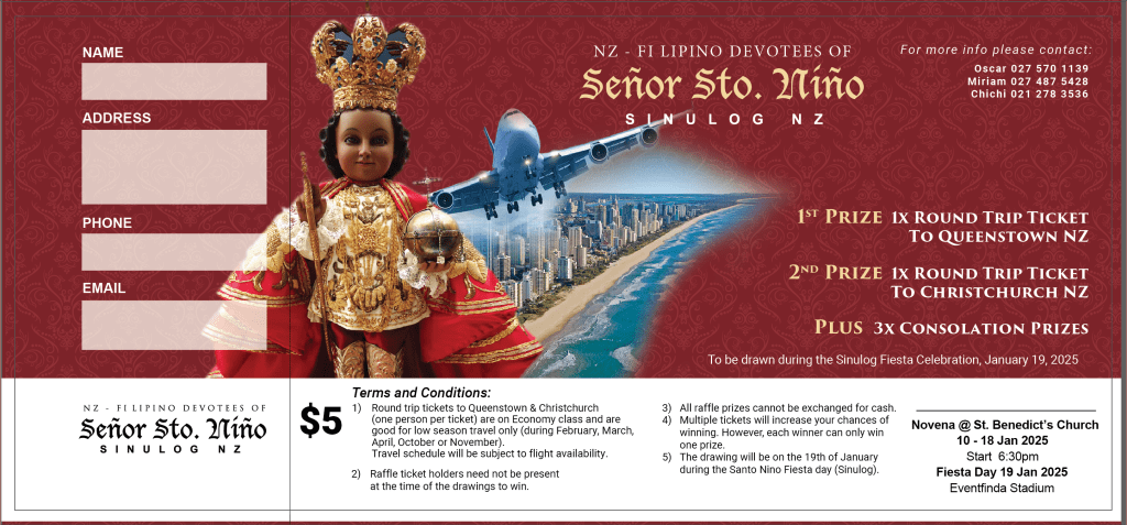 Raffle Fundraiser for Sinulog 2025